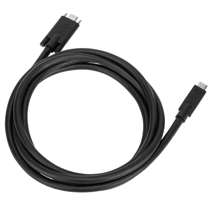 Câble USB-C (mâle) vers USB-C (mâle) 1,8M/6ft (10Gbps) à visser