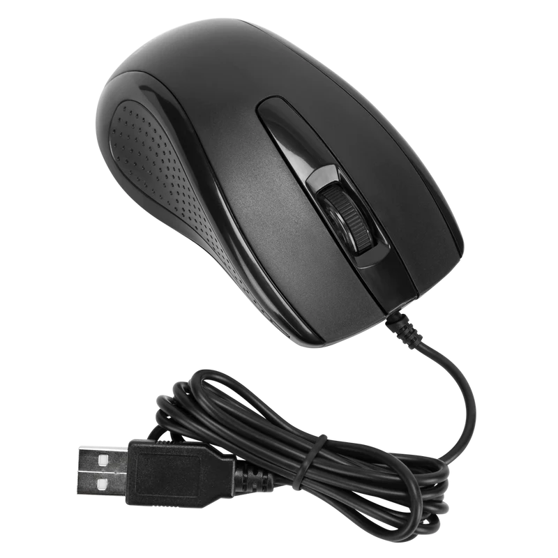Souris optique USB pleine taille à 3 boutons