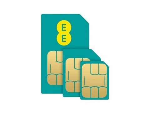 EE Sim Card Pay As You Go Calls Texts Data 5GB Data 500Mins & Unlimited Texts For £10 A Month