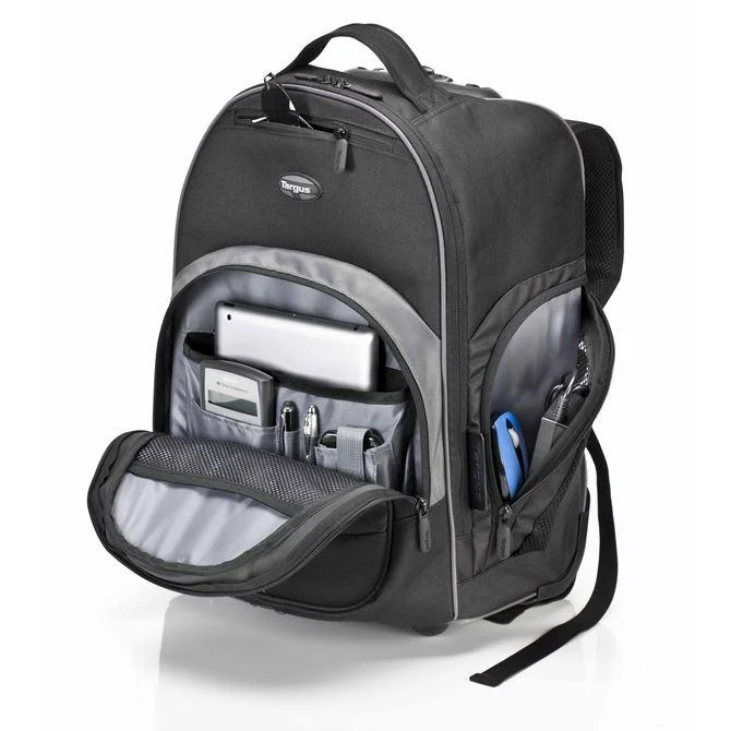 Sac à dos à roulettes compact de 16 pouces