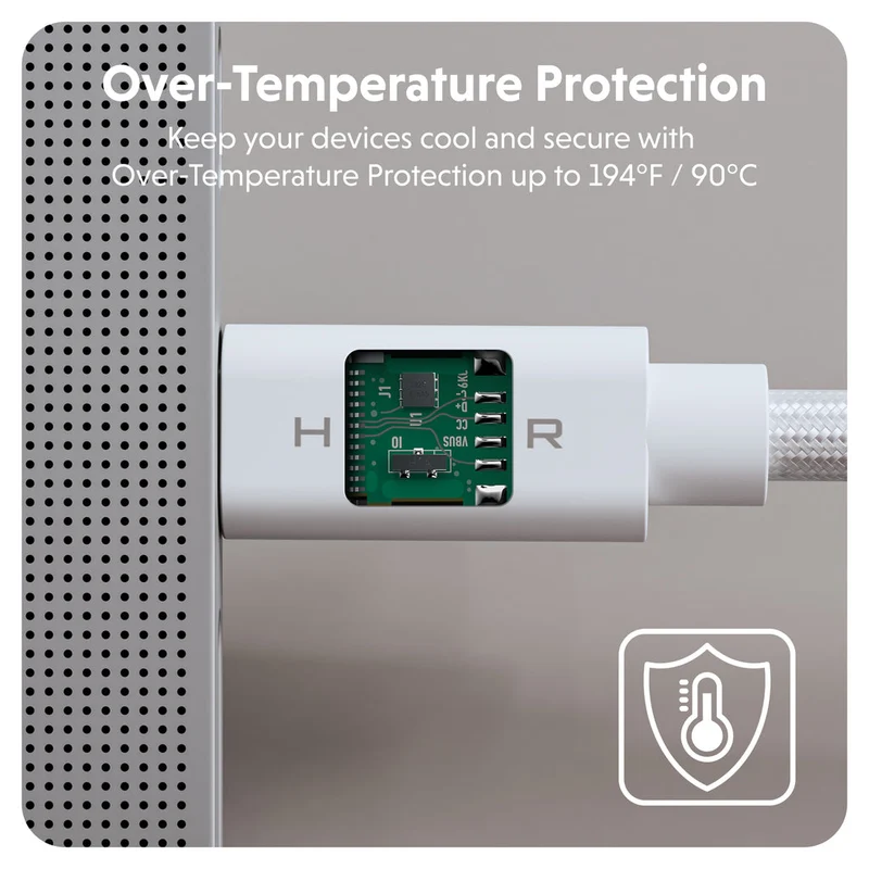 HyperDrive® Next USB4 Type-C Performance Cable (1.2M/4Ft) - Blanc