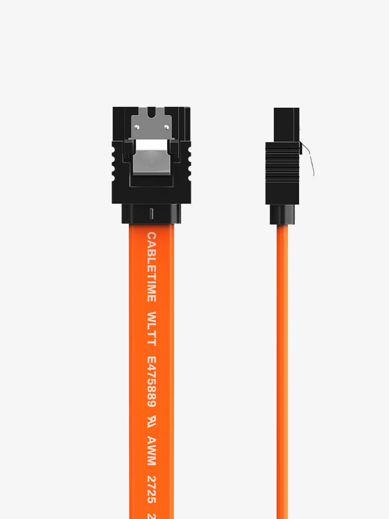 6Gbps Sata 3.0 Cable Straight Angle for HDD/SSD/CD and DVD Drives