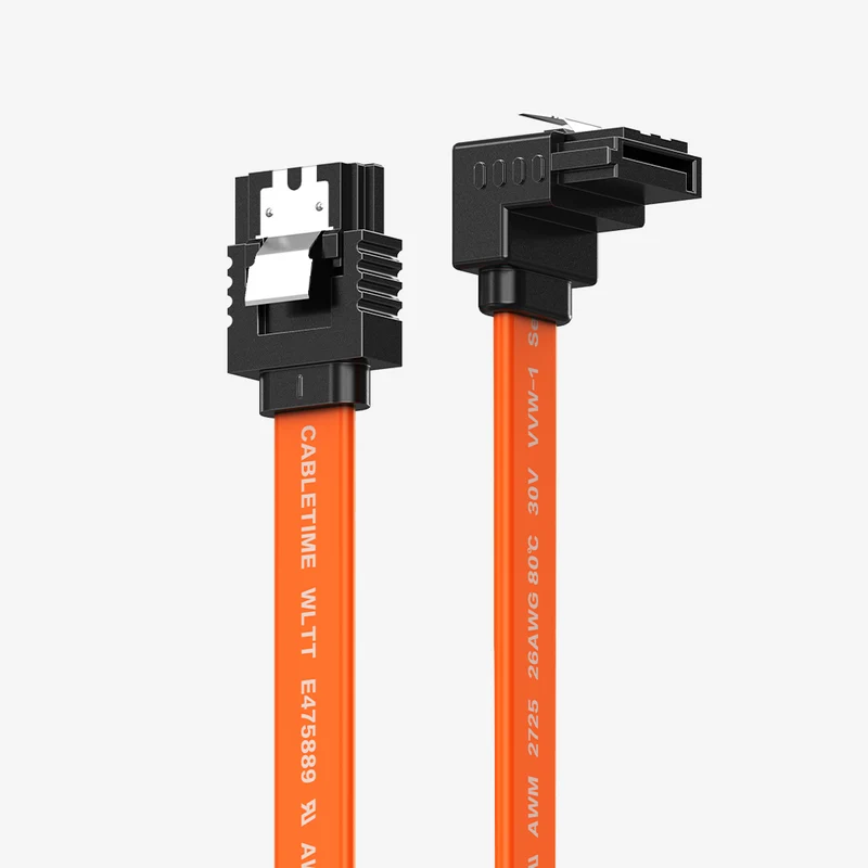 Right Angle SATA III Cable for Hard Disk SSD