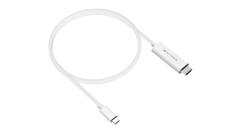 Câble HyperDrive USB-C vers HDMI 4K60Hz - Blanc