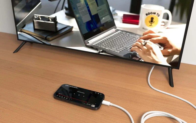 Câble HyperDrive USB-C vers HDMI 4K60Hz - Blanc