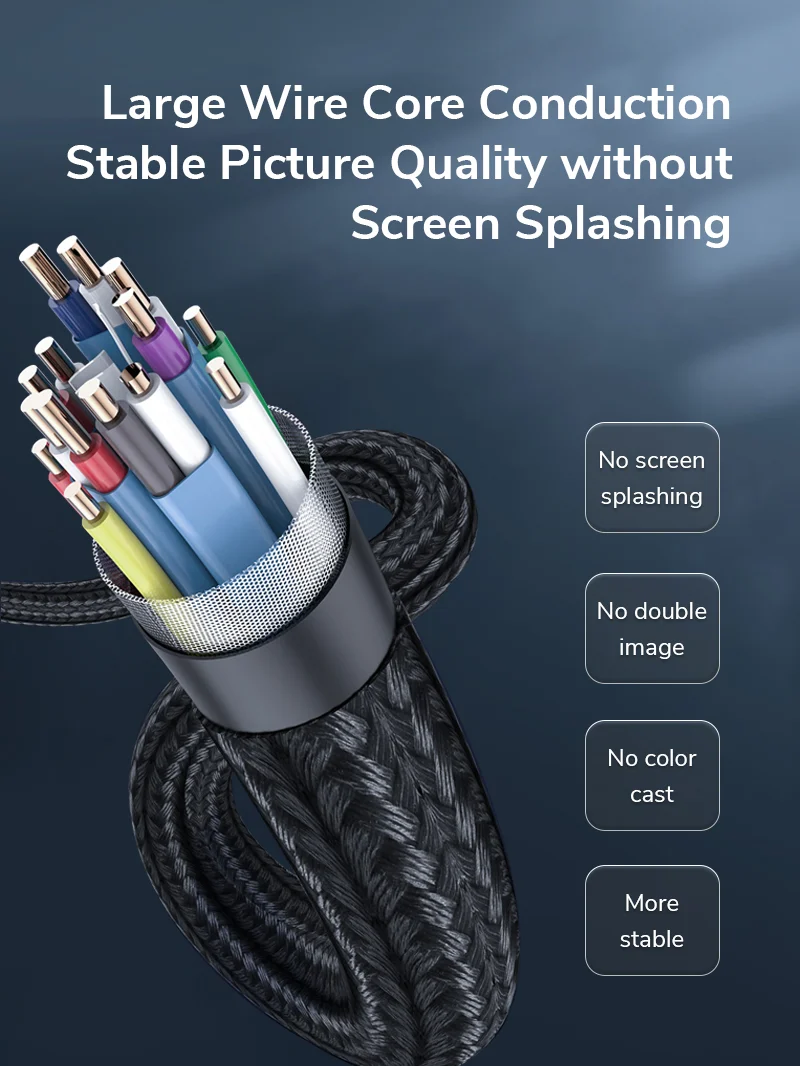 DP to HDMI Converter Cable 4K 30Hz