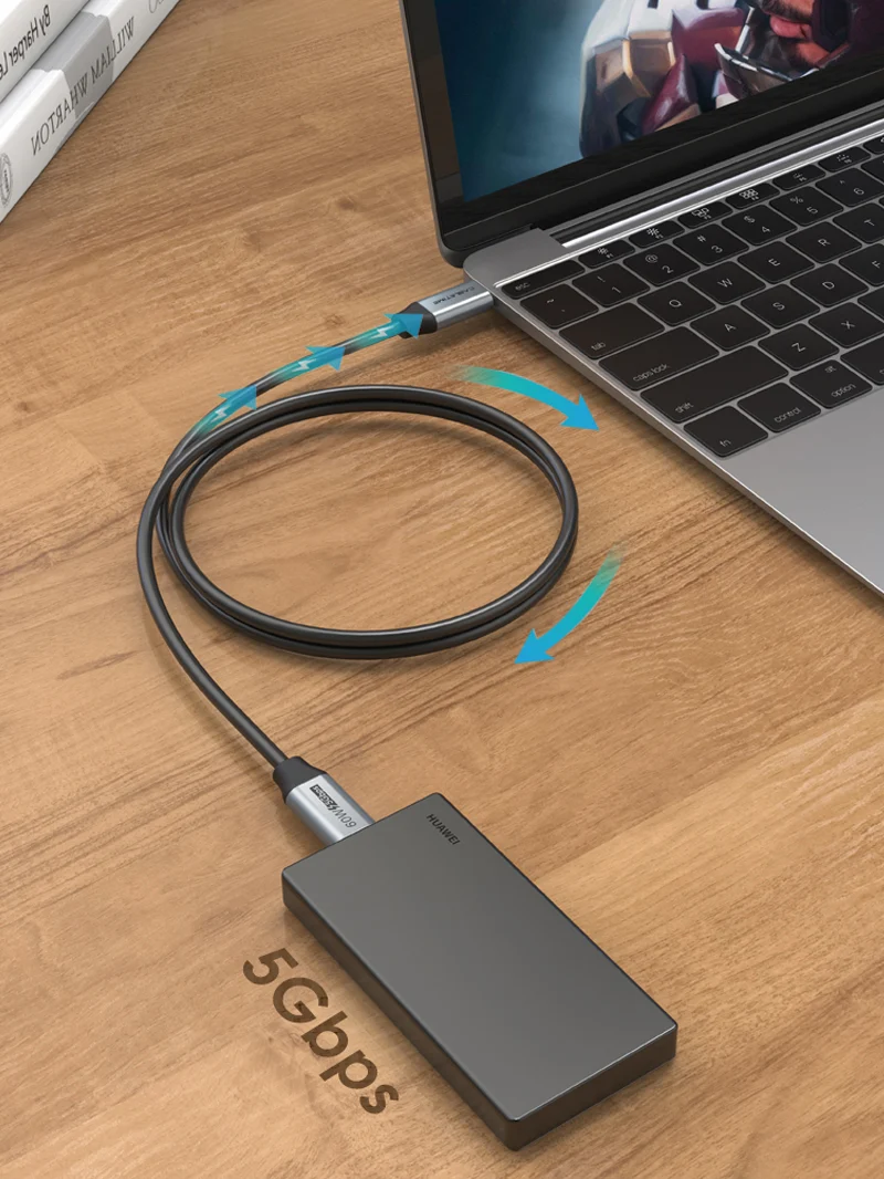 USB C to USB C 60w Cable 3A Fast Charging