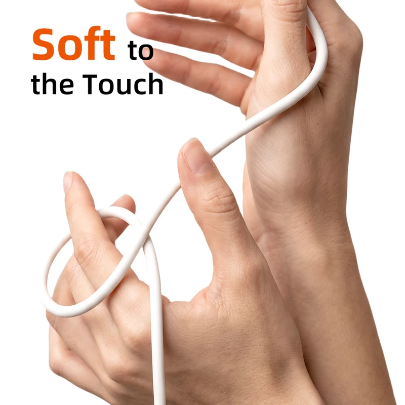 Soft Silicone 240W USB-C Charging Cable for MacBook Pro