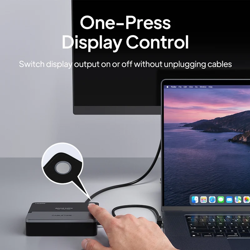 6-in-1 Foldable USB-C Gaming Dock for Switch 2 & Steam Deck