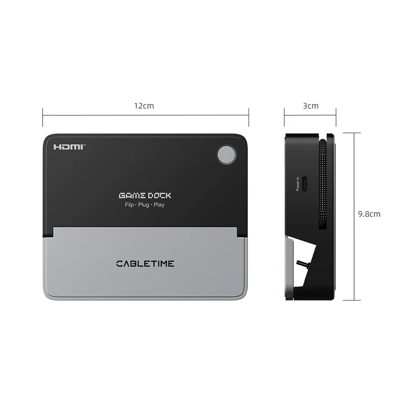 6-in-1 Foldable USB-C Gaming Dock for Switch 2 & Steam Deck