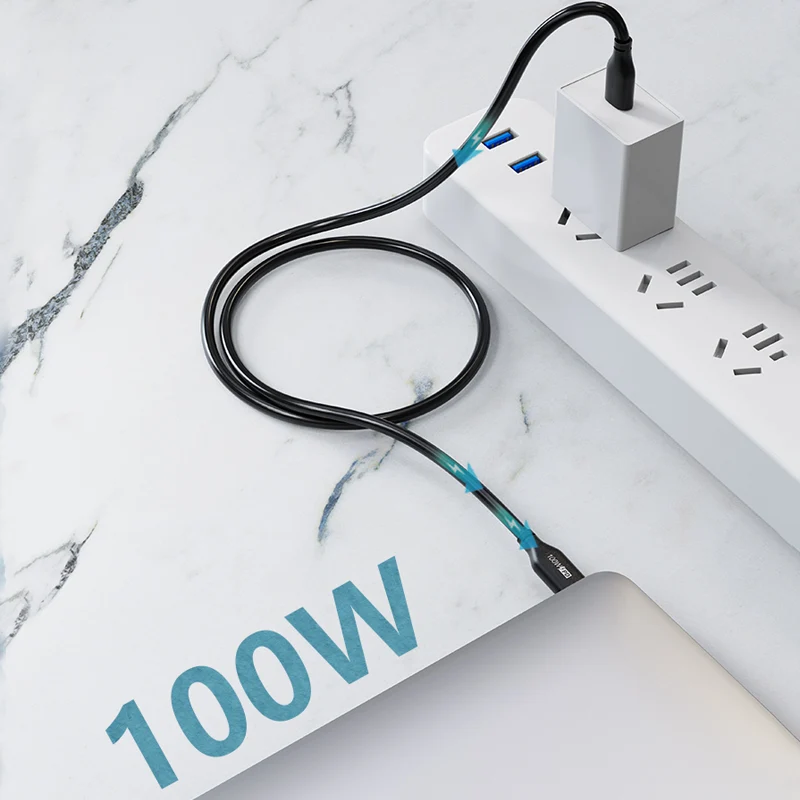 100W USB-C Cable for MacBook Pro, iPad Pro & Nintendo Switch