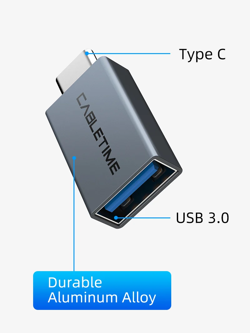 USB C to USB 3.0 Adapter Converter