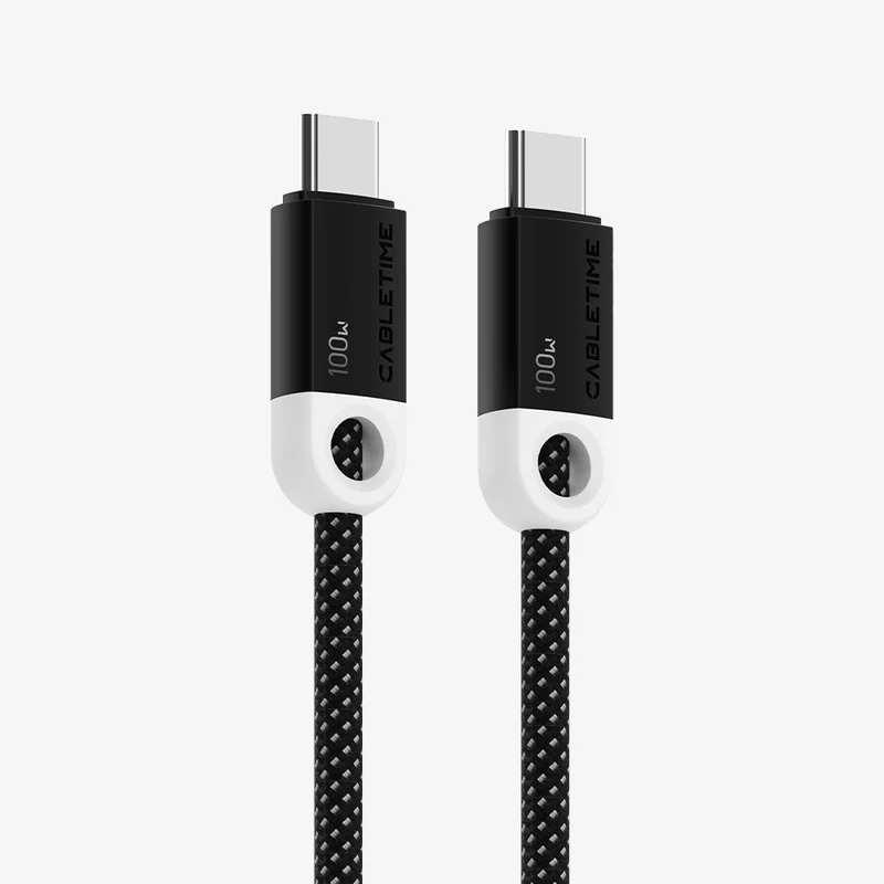 3-Pack 100W USB-C to USB-C Braided Charging Cables