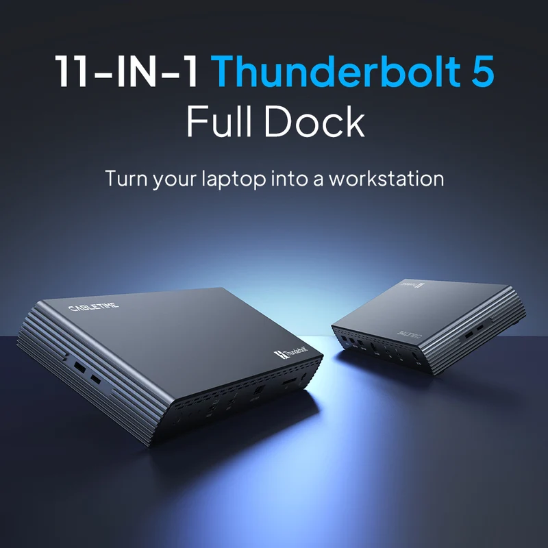 11-in-1 Thunderbolt 5 Dock with 140W Charging