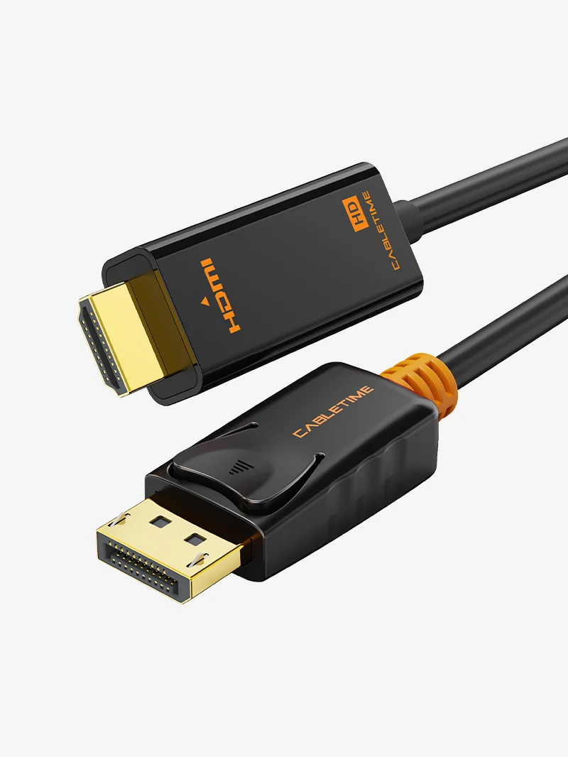DisplayPort to HDMI Cord Male DP to Male HDMI Cable