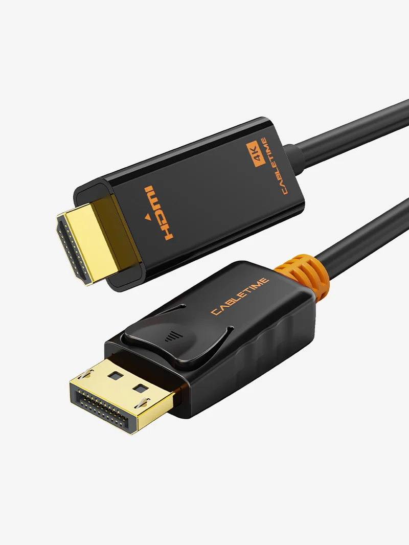 DisplayPort 1.2 Male to HDMI Male 4K 60Hz Cable