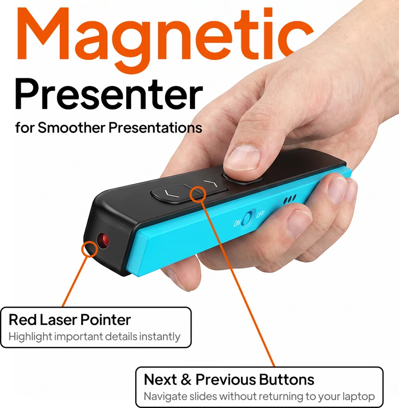 5-in-1 USB-C Hub with Wireless Presenter & 4K60 HDMI