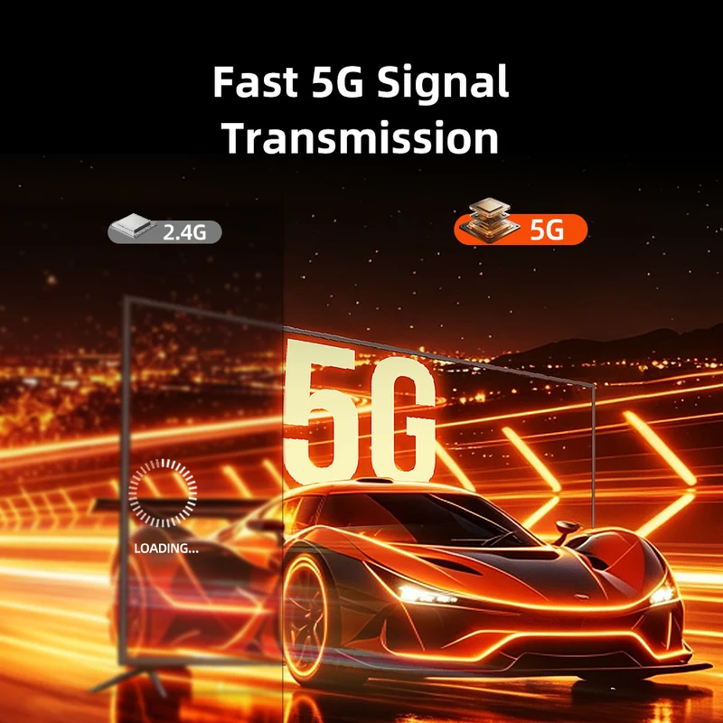 Wireless HDMI Transmitter Receiver & USB-C Hub with 4K60Hz HDMI Output and 100W PD Charging