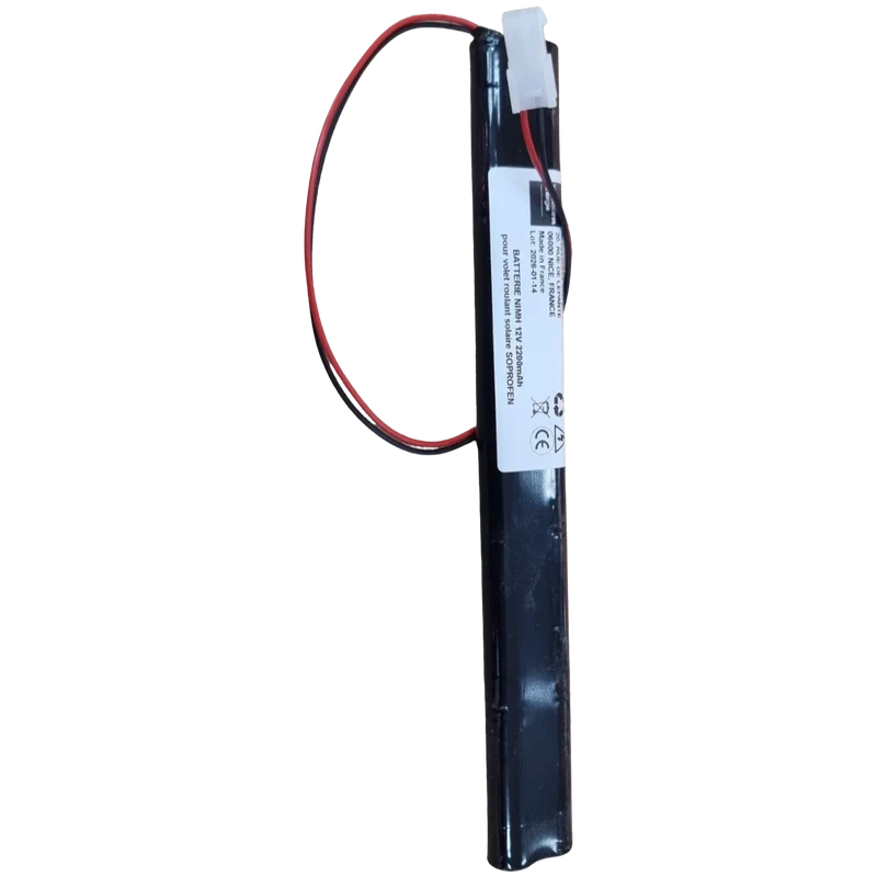 Batterie NiMH 12V 2200mAh volet roulant solaire SOPROFEN