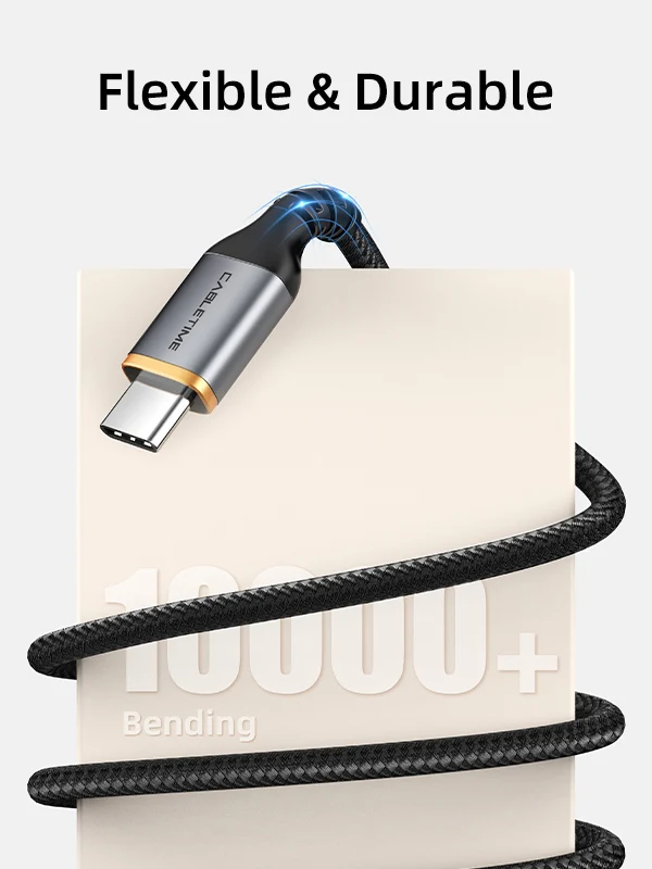 3A USB A to USB C Charging Cable