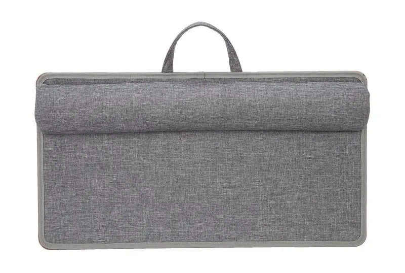Bureau polyvalent pour ordinateur portable avec tapis de souris 15,6" (noir/marron)