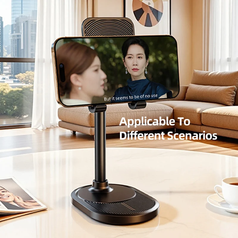 Height Adjustable Phone Tablet Stand for Desk