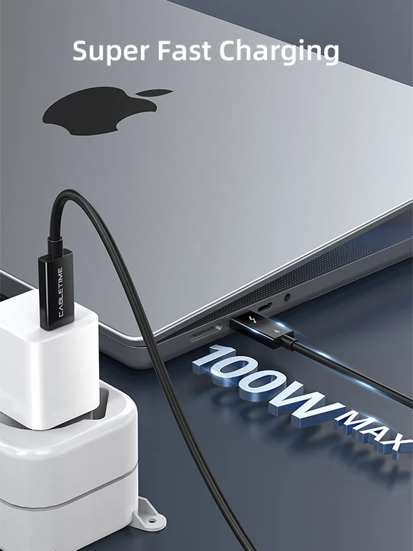 Thunderbolt 4 Cable USB C to USB C 8k 60HZ