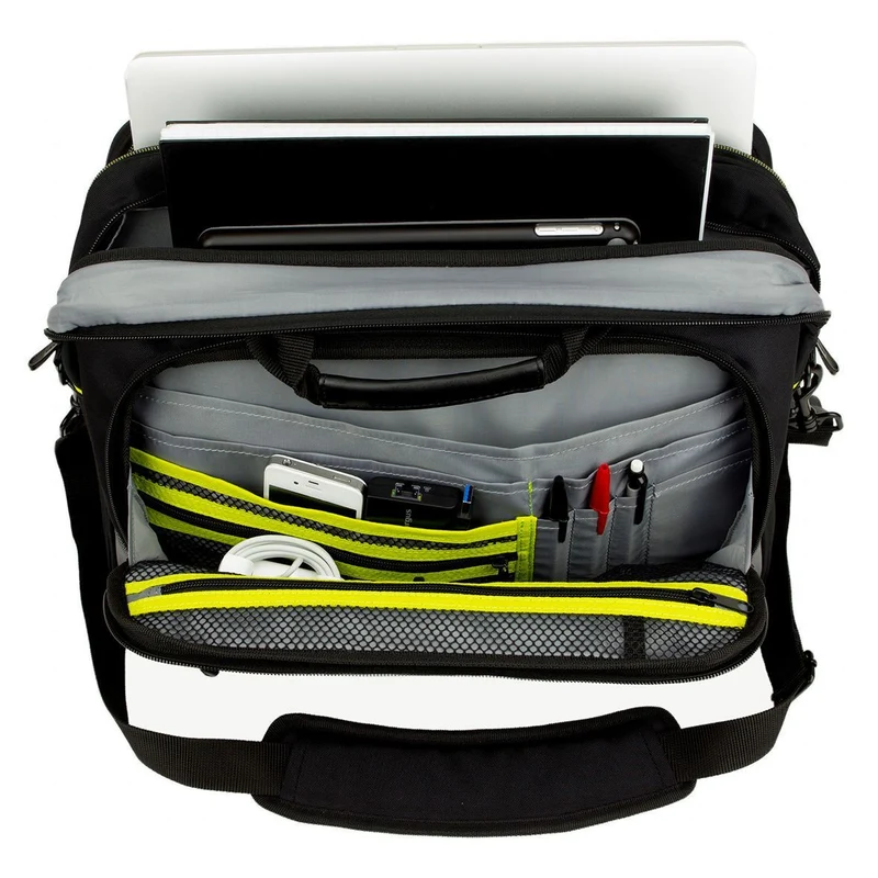 Sacoche pour ordinateur portable City Gear 15,6 pouces à chargement par le haut - Noir*