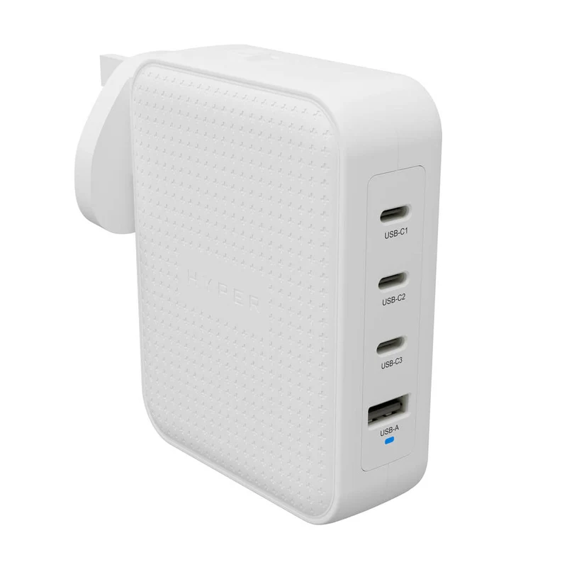 HyperJuice 145W GaN Charger with Travel Adapters (Chargeur GaN de 145W avec adaptateurs de voyage)