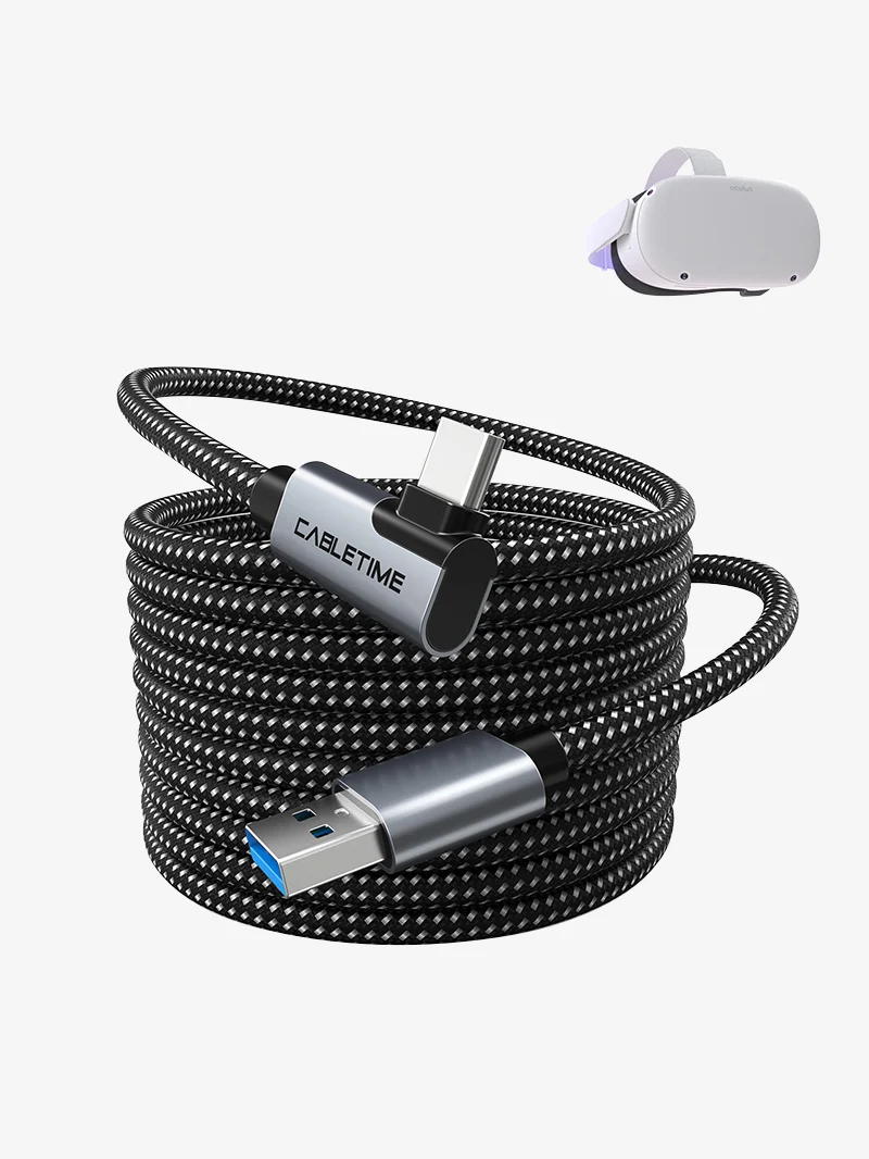 USB 3.0 Data Link Cable for Oculus Quest 2 VR Alternative
