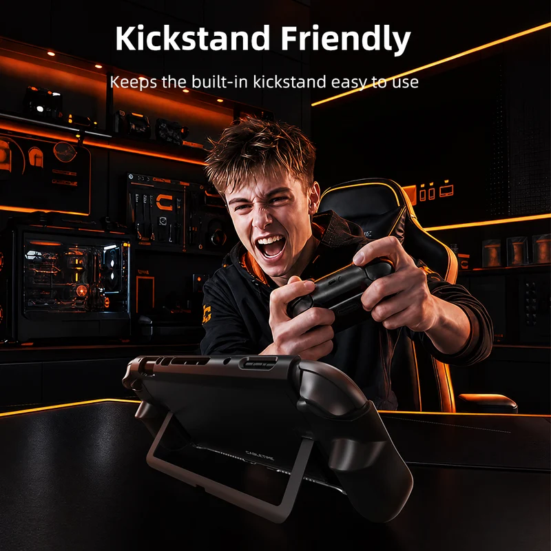 Dockable Protective Case for Nintendo Switch 2 with Ergonomic Grip