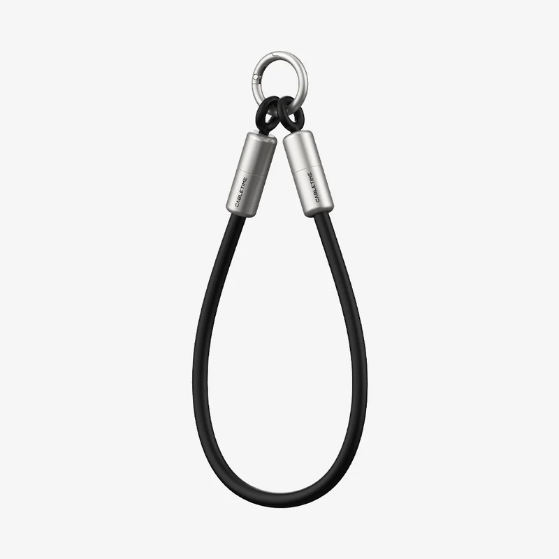 60W USB-C Keychain Charging Cable 480Mbps Data for iPhone 15/16/17, Samsung, Pixel