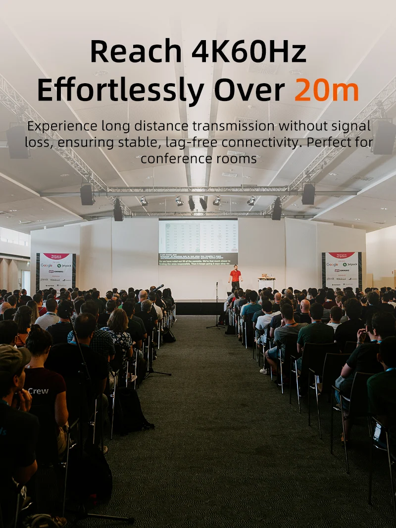 Extra Long 50 ft HDMI 2.0 Cable 4K for TV Computer Projector