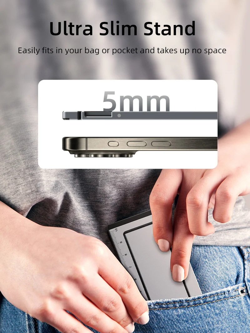 Aluminum Folding Mobile Phone Holder Stand for Desk