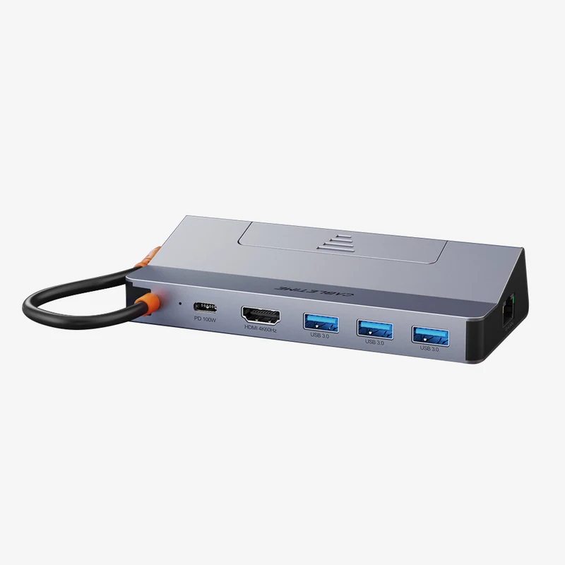 6 IN 1 USB C Dock for Steam Deck with 4K HDMI Ethernet