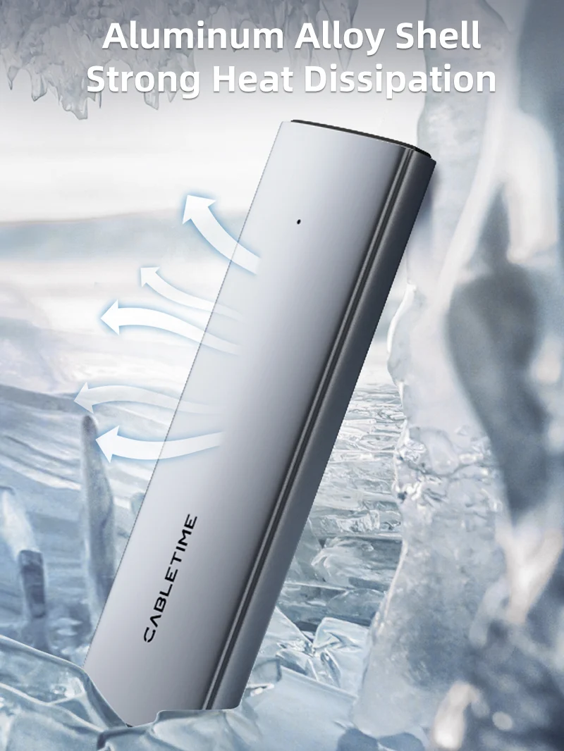 USB 3.1 Type-C To NVME M.2 SSD PCIE Enclosure