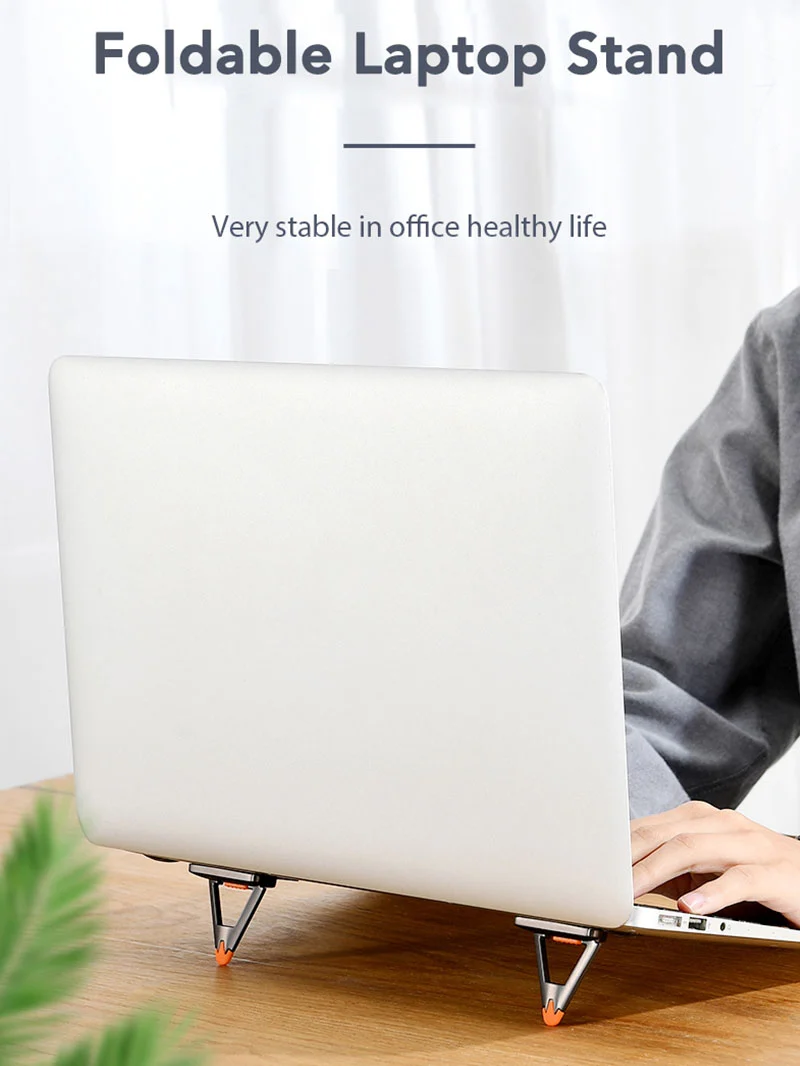 Foldable Mini Laptop Stand — Small Size, Big Stability