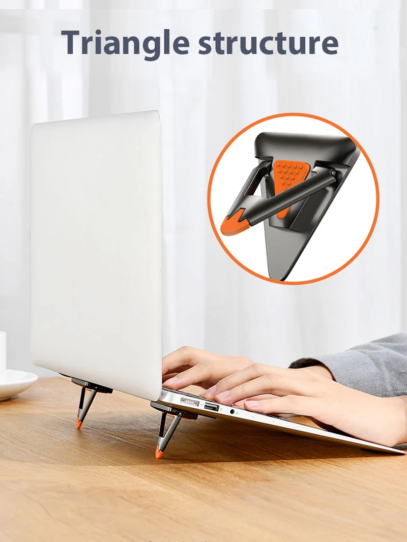 Foldable Mini Laptop Stand — Small Size, Big Stability
