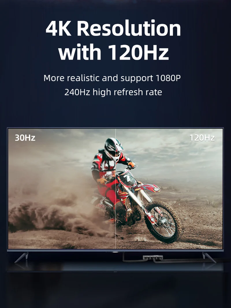 Bi-direction 8K HDMI 2.1 Switcher 4K 120Hz 2 In 1 Out