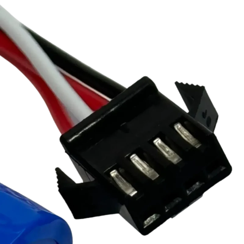 Accumulateur rechargeable 7,4V 1200mAh 2x14500 AA avec connecteur SM-4P