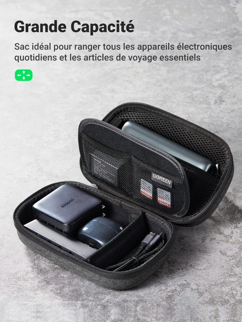 UGREEN Sac Rangement Accessoires Électroniques Pochette Câble Étanche