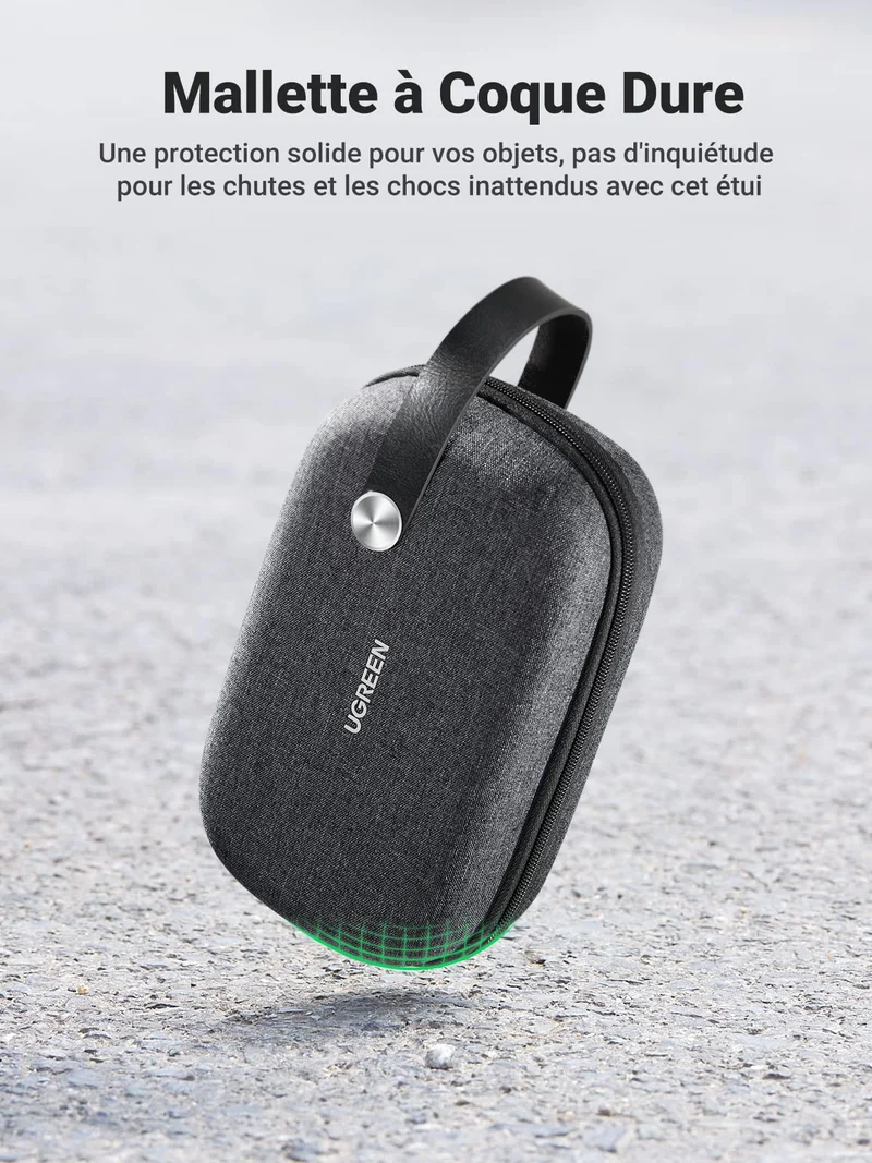 UGREEN Sac Rangement Accessoires Électroniques Pochette Câble Étanche