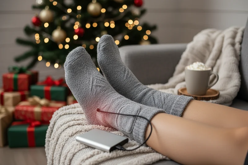 USB Electric Heated Socks - Warm Winter Rechargeable