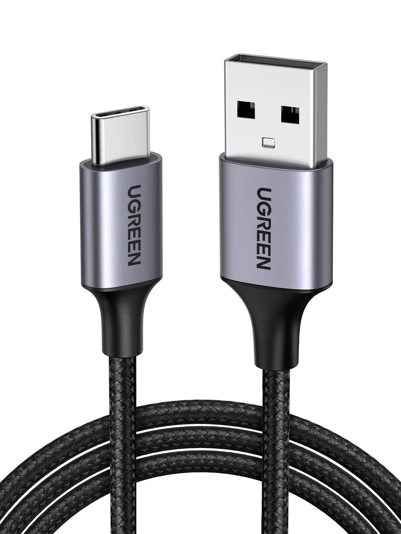UGREEN Câble USB C Charge Rapide 3A QC3.0 480Mbps Nylon Tressé (3M, 1Pack)
