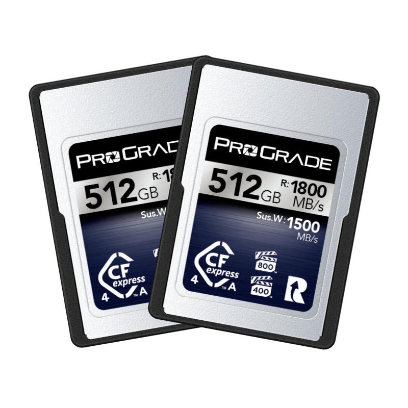 ProGrade Digital CFexpress™ Type A 4.0 Memory Card (Iridium) Dual VPG