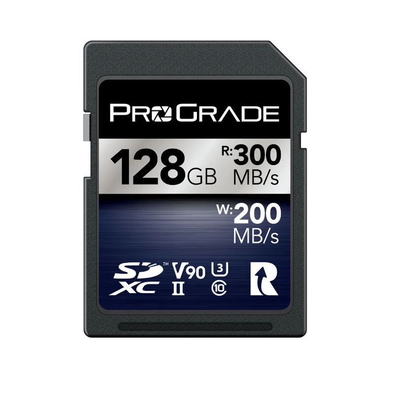Manufacturer Refurbished ProGrade Digital SDXC UHS-II V90 300R Iridium Memory Card