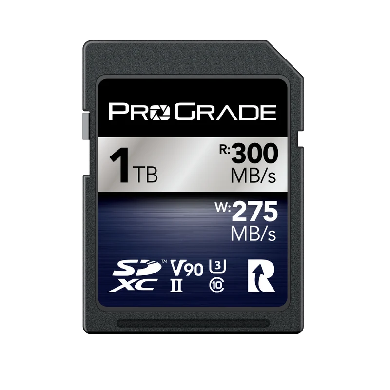 Manufacturer Refurbished ProGrade Digital SDXC UHS-II V90 300R Iridium Memory Card