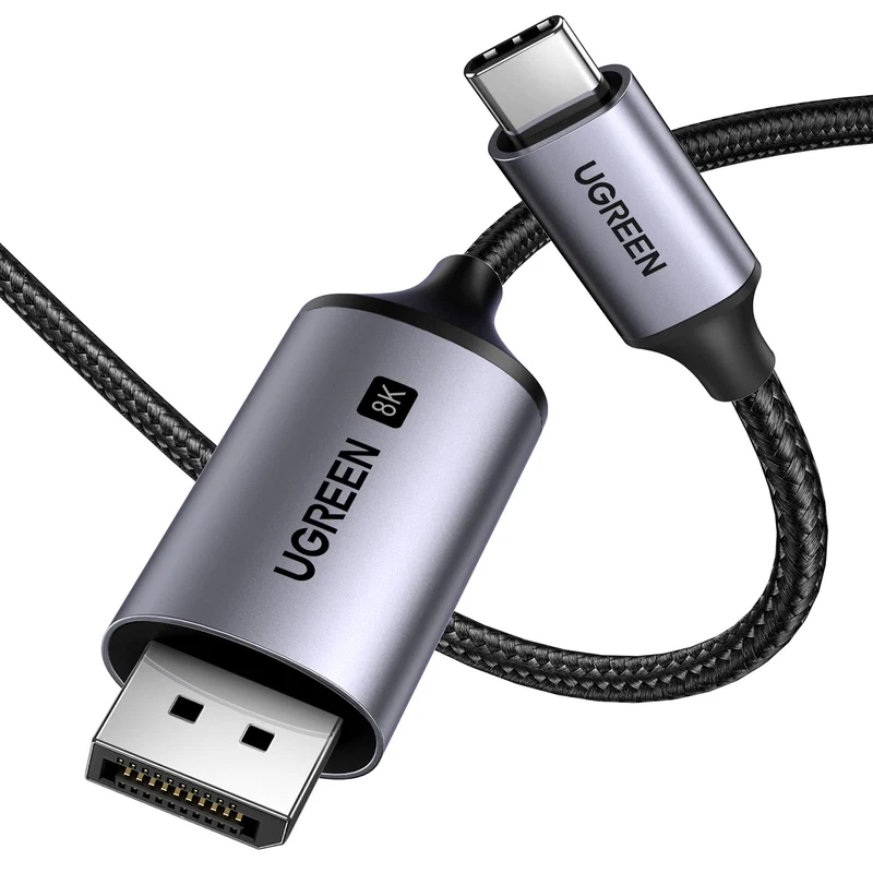 UGREEN Câble USB C vers DisplayPort 1.4 8K 60Hz Câble Thunderbolt 4 3 DP 2M