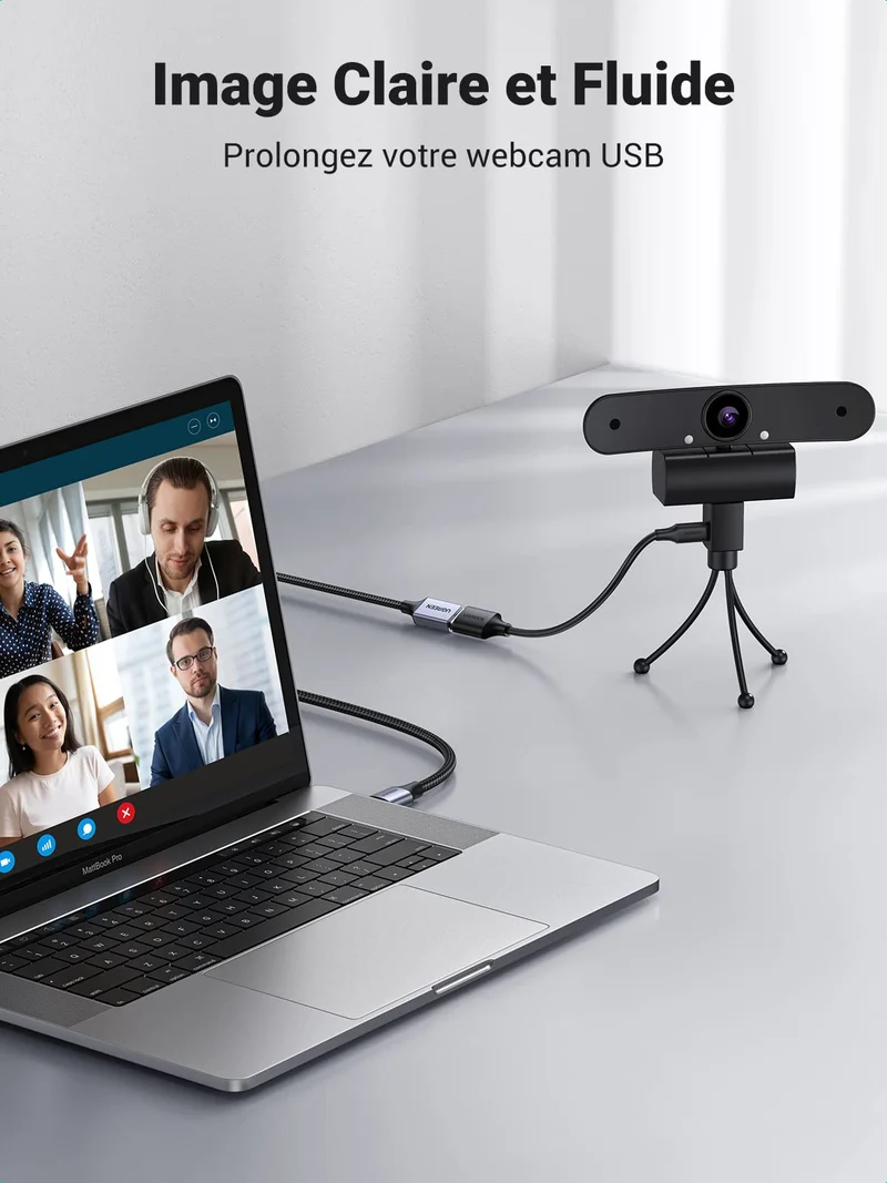 UGREEN Câble Rallonge USB 3.0 Cable Extension Type A Mâle vers Femelle,0.5M