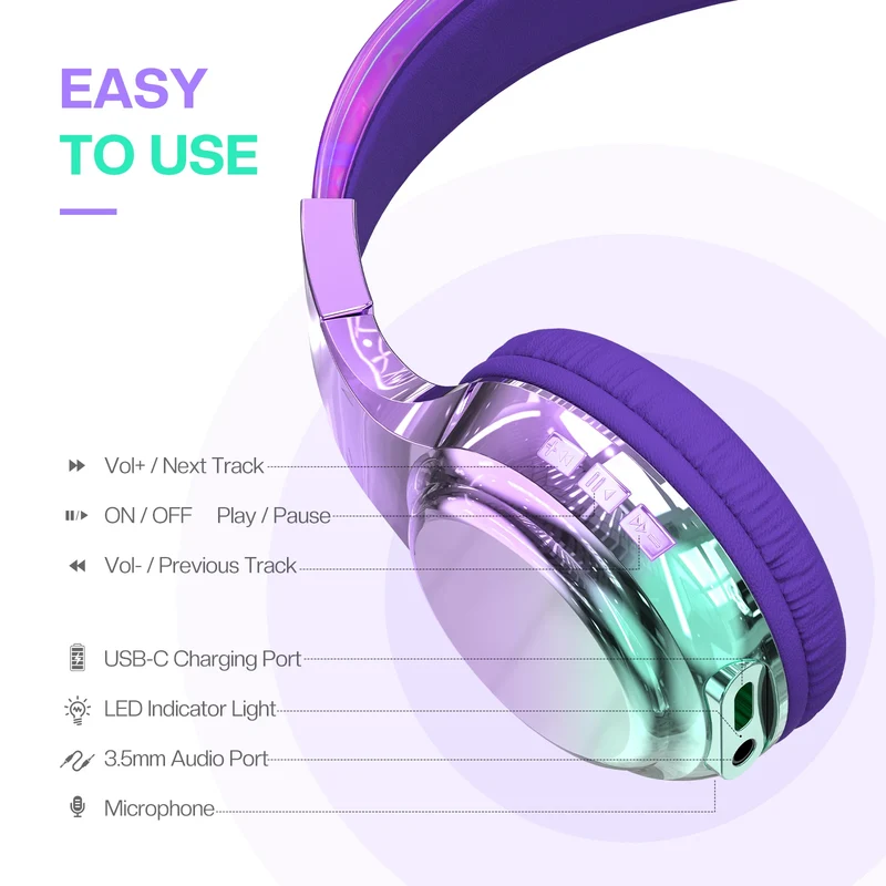 Brilliant Bluetooth Audio Headphones for Kids - Gift Idea Christmas